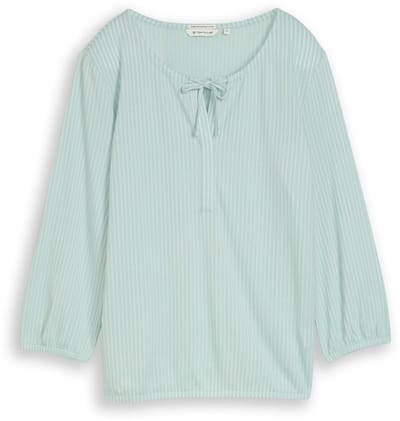 Tom Tailor - Blouse met streepjesmotief - Maat XS - blue haze stripe