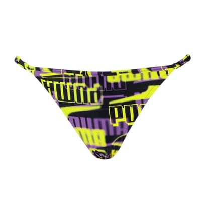 Puma Dames/Dames Repeat Logo Side Tie Bikinibroekje (Zwart)