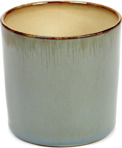 Serax Terres de Rêves Beker - Ø7,5 x H7,5 - Smokey Blue / Misty Grey - 8 stuks
