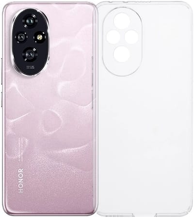 Transparant Dun TPU Hoesje Geschikt voor Honor 200 | Back Cover | Lichtgewicht | Ultra Dun | Flexibel | Zacht | Doorzichtig