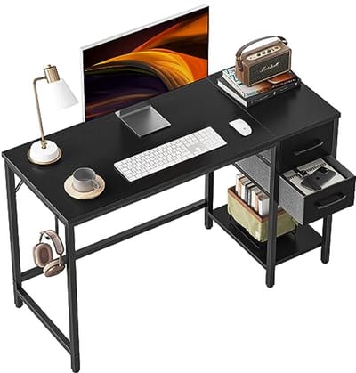 Modern Bureau met 2 Lades - Omkeerbaar Desk voor Gaming en Studeerkamer