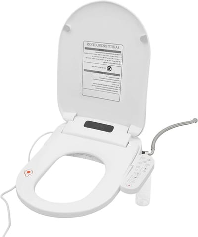 Intelligente Toiletbril - Smart Bidet Douche - Verbeterde Hygiëne - Verwarmde Zitting - 55x47cm - Wit