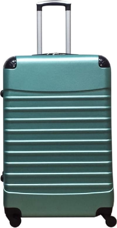 Koffer Vierkant Travelerz ABS - Licht groen XS