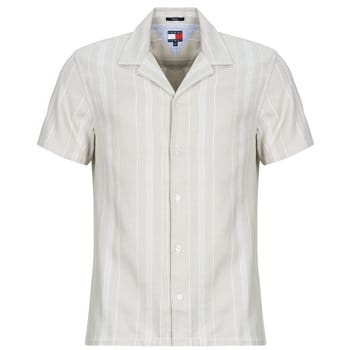Overhemd Korte Mouw Tommy Jeans TJM TEXTURED REG CAMP SHIRT EXT