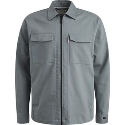 Sweaters Cast Iron Tech Overshirt met rits Stormy Blauw