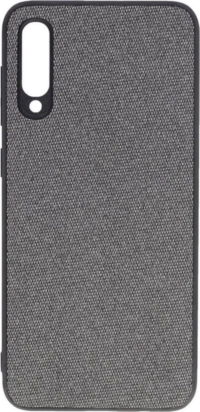 Shop4 - Samsung Galaxy A50 Hoesje - Harde Back Case Denim Grijs
