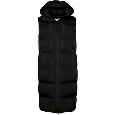 Donsjack zonder capuchon voor dames, lang en zonder mouwen Superdry