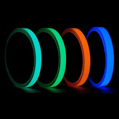 Fluorescerende Adhesive Tape in 4 Kleuren - 5 m x 10 mm Waterdicht en Verwijderbaar voor Trappen, Muren en Nooduitgangen