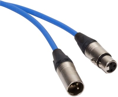 Cordial CPM 5 FM-BL Microkabel 5 m - Microfoonkabel