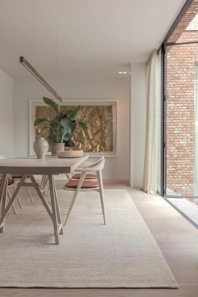 LIGNE PURE Oat – vloerkleed – tapijt – handgeweven – wol – eco – modern – Beige - 140x200