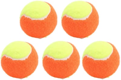 Dailygoods- Tennisbal 6 Cm - 5 Stuks - Rubber Materiaal - Waterelastisch - Geschikt Voor Kinderen - Ideaal Voor Buitenspeelgoed - Speelbal