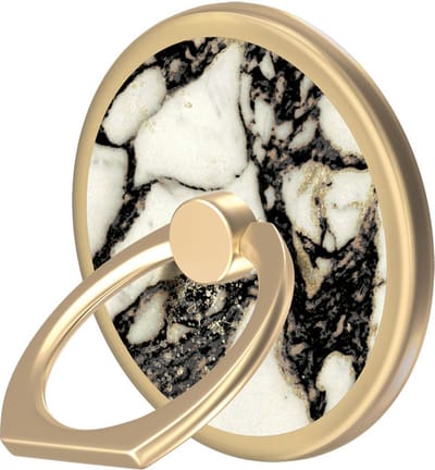 IDEAL OF SWEDEN, Universele Telefoon Ring Houder Model Calacatta Goud Marmer, Goud