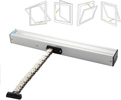 Automatische Raamopener - Ventilatie Oplossing - Slim Huis Ventilatie - 400N Stuwkracht - 600 mm Ketting - Grijs