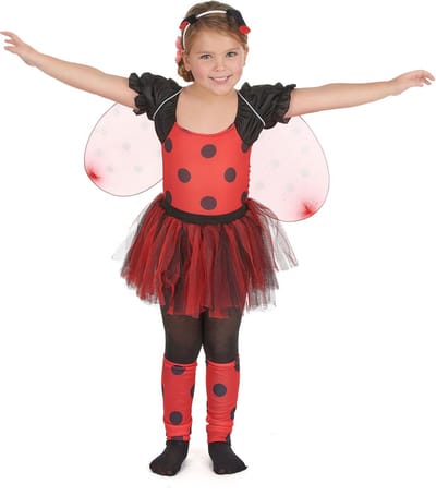 Verkleedkostuum Lieveheersbeest voor meisjes Carnvaloutfit - Verkleedkleding - 134-146