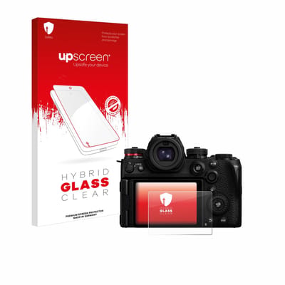 upscreen - Screenprotector voor Panasonic Lumix S1R II - Folie Beschermfolie Beschermglas transparant