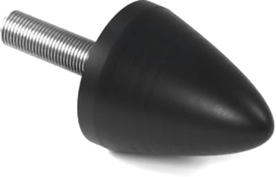 Rubbermagazijn - Parabool demper - Type KP/D - 20x24mm - M6 - Set 10 stuks