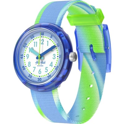 Horloge FLIP IT FPNP184 Blauw [Flick Flack] Kinderen's BLAUW! Jongens blauw