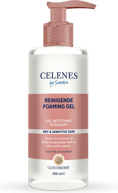 Celenes Bergbraam Reinigende Foam Gel Droge / Gevoelige Huid - 250 ml