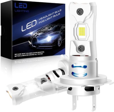 H7 LED Koplampen Auto | 500% Helderheid Plug & Play Installatie | 6500K Wit Licht | Verpakt per 2 stuks