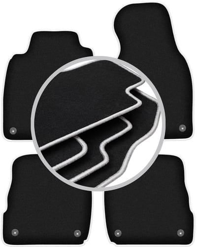 CARLUX-SILVER automatten voor: Audi A6 C5 avant, stationwagen, sedan, quattro, allroad (1997-2005)