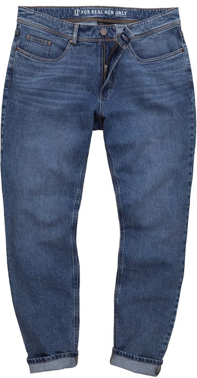JP 1880 - Heren - Jeans denim FLEXNAMIC® vintage look toelopende Loose-Fit - Denim blauw - Maat 70