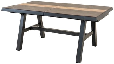 Les - Brixton uittrektafel 170/220x102 cm - matt antraciet