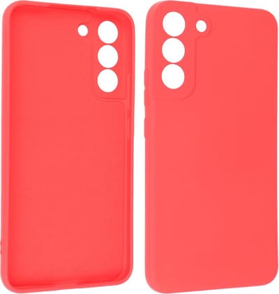 Fashion Backcover Telefoonhoesje - Color Hoesje - Geschikt voor Samsung Galaxy S22 - Rood