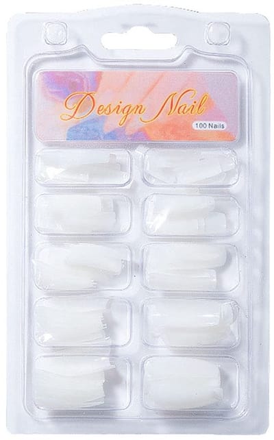 Dailygoods- Nail Mold 100 Stuks - Kunstnagels Volledige Cover - Dual Nail Systeem - C Curve Vorm - Nagelverlenging Tips - Ademend Materiaal