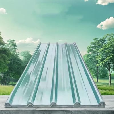 Gegolfde Dakplaten - Transparante Panel - Dak Beschermen - Hoge Lichtdoorlatendheid - 0.9x0.9m 2 stuks - Transparant