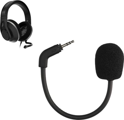 kwmobile microfoon voor gaming headset - geschikt voor TurtleBeach Recon 500 - - In zwart