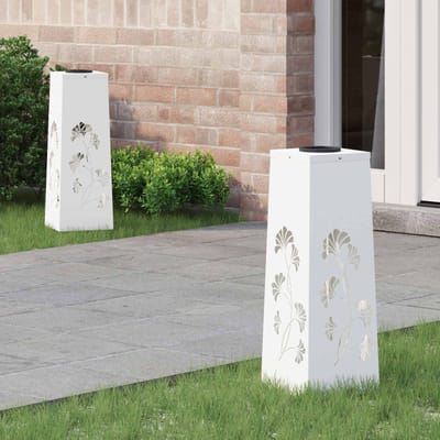 vidaXL Solar LED Pad Licht 2 st Warmwit 18 x 18 x 50 cm