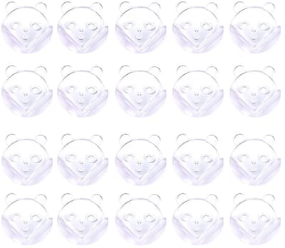 SPHProducts - Veiligheidshoekbeschermers - Babyveiligheid - Zachte hoekbescherming - Transparant - Meubels beschermen - Hoekbescherming voor kinderen