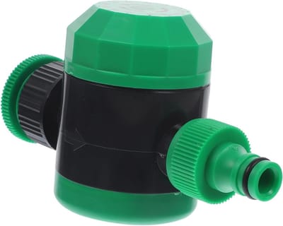Irrigatietimer Gazon - Watercontroller Tuin - Nauwkeurig Besproeien - Compact Duurzaam - 8.5 x 15 x 8.5 cm - Groen