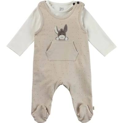Set met rompertje en lange mouwen met stippenmotief voor baby's Sterntaler