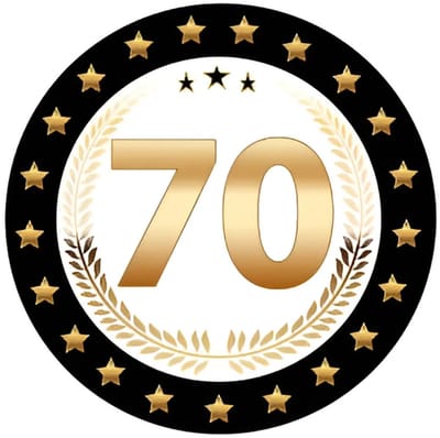 Bierviltjes 70 - 75x stuks - zwart/goud - luxe - verjaardag/jubilea - feestartikelen