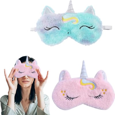 Ontspannend Slaapmasker met 2 Stuks - Koud/Warm Gelmasker voor Vermoeidheid en Zwelling - Koelend Oogmasker voor Ontspanning en Herstel