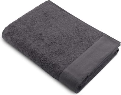 Walra Badlaken Remade Cotton - 70x140 - 100% katoen - Grijs / Antraciet