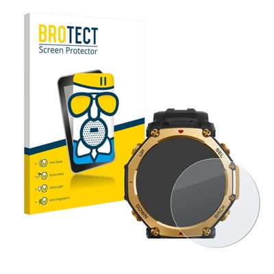 BROTECT - Screenprotector voor Huami Amazfit T-Rex 3 Pro (48 mm) - Folie Beschermfolie Beschermglas matte