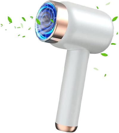 Draadloze föhn, 1000W negatieve ionen föhn, 3 temperatuurstanden en 2 windsnelheden, geschikt voor thuis en op reis, stil en efficiënt, wit.