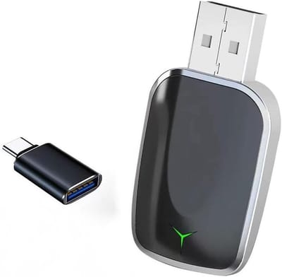 Draadloze CarPlay Adapter - CarPlay Dongle Converter - Auto Infotainment Upgrade - Bedraad naar Draadloos