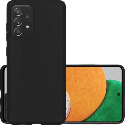 Hoesje - Geschikt voor Samsung Galaxy A52s 5G - Sterk & Shockproof - Hoes Cover - Siliconen Case - Zwart