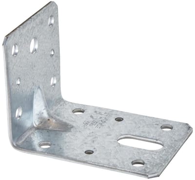 Hoekanker Ril - 60 x 80 x 60 x 2.5 mm - Verzinkt