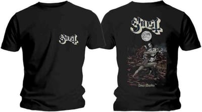 Ghost - Dance Macabre Cover & Logo Heren T-shirt - S - Zwart