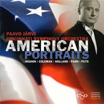 CD CINCINNATI SYMPHONY ORCHESTRA : PAA - American Portraits CSOM945 Cincinnati Symf 2010 VS Klassiek Gebruikt blue