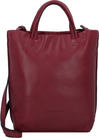 LIEBESKIND BERLIN Leren Handtas Schoudertas Hera Sheep Natural Tote Berry Donkerrood