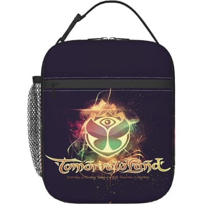 Tomorrowland Belgisch Elektronisch Dansmuziek Festival Geïsoleerde Lunchtas voor Vrouwen Kinderen Voedseldozen Thermische Lunchbox Draagtas One Size