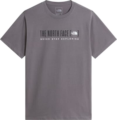 The North Face M BRACKET LOGO REGULAR SS TEE Heren Outdoorshirt - SMOKED PEARL