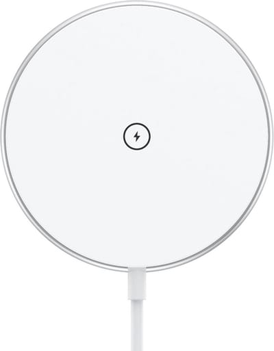 Oplader - Magnetische draadloze oplader 15W fast charging - wit