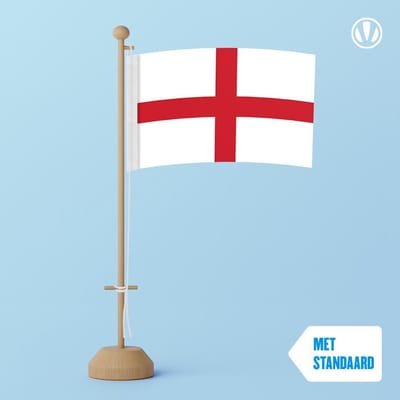 Tafelvlag Engeland 10x15cm | met standaard