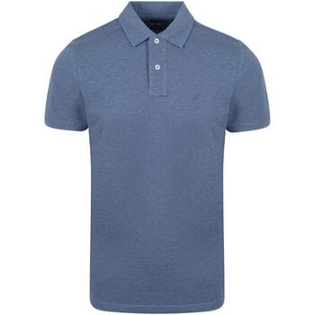 Suitable Mang Poloshirt Blauw - Maat XXL - Heren - Polo shirt Heren met Korte mouw